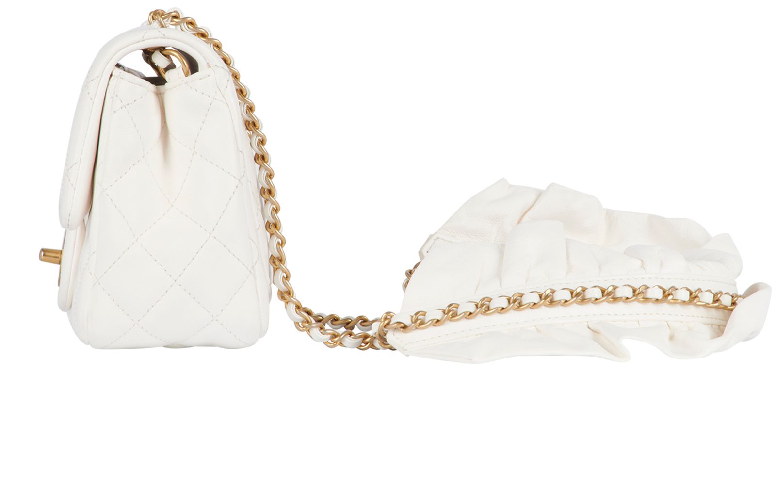 Chanel Romance Square Mini Flap, &pound;3,100, Bottom view